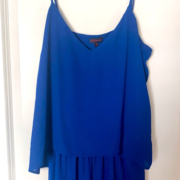 Shameless royal blue jumpsuit - Picture 2 of 4